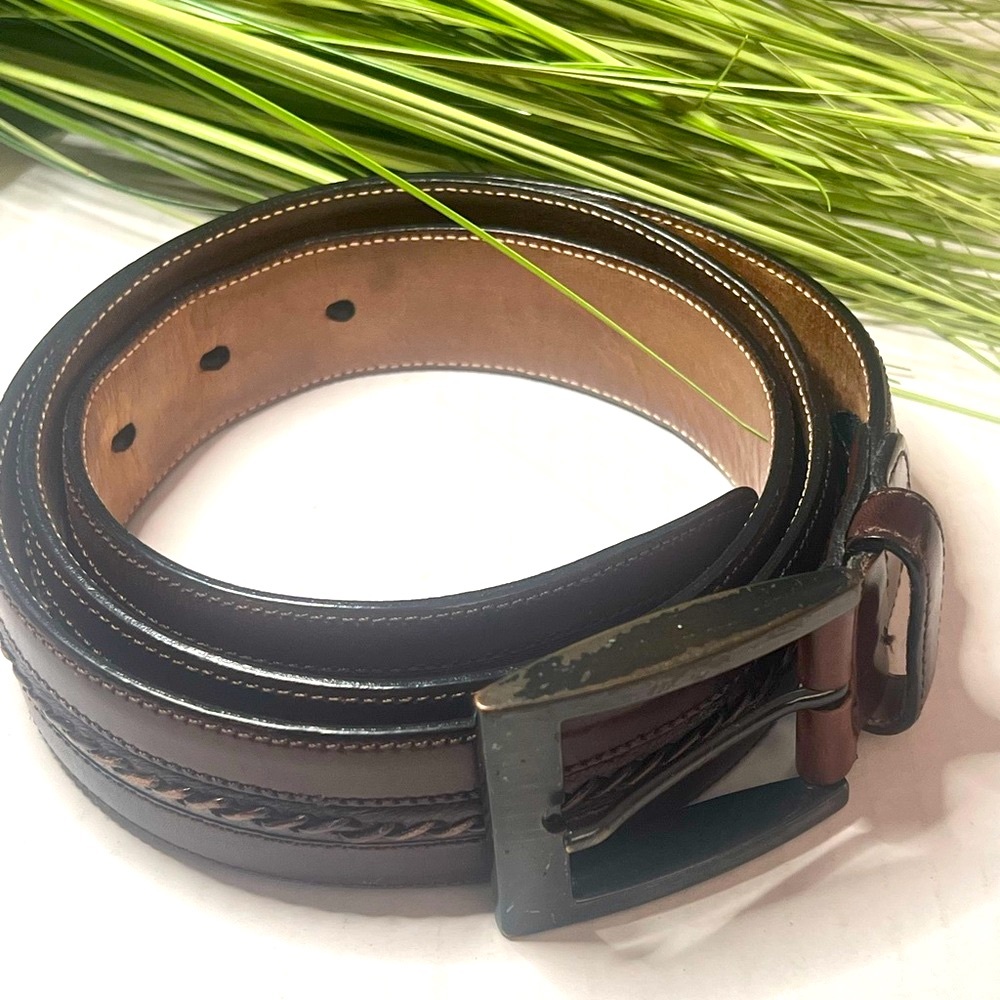 Mezlan Belt Made in Spain Leather Size 38